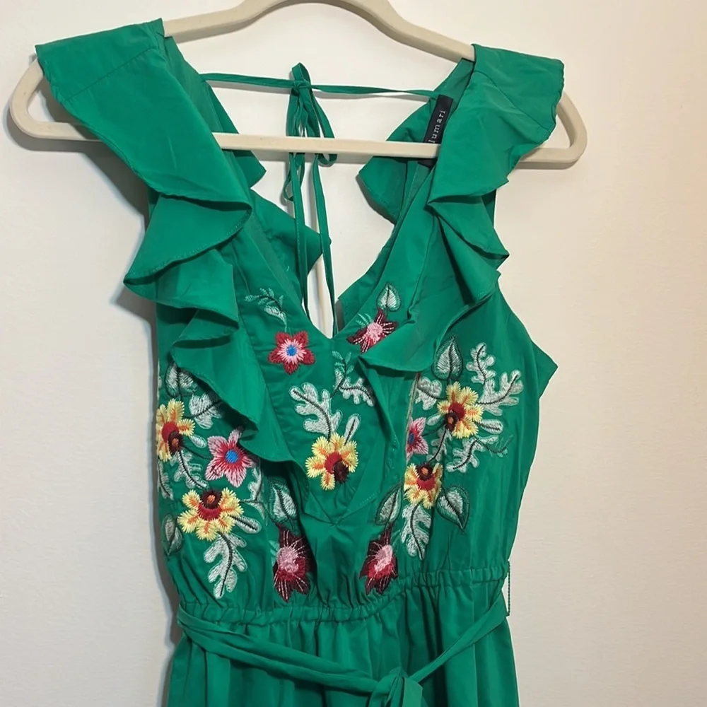 LULUMARI Ruffle Embroidered Dress - Picture 2 of 6